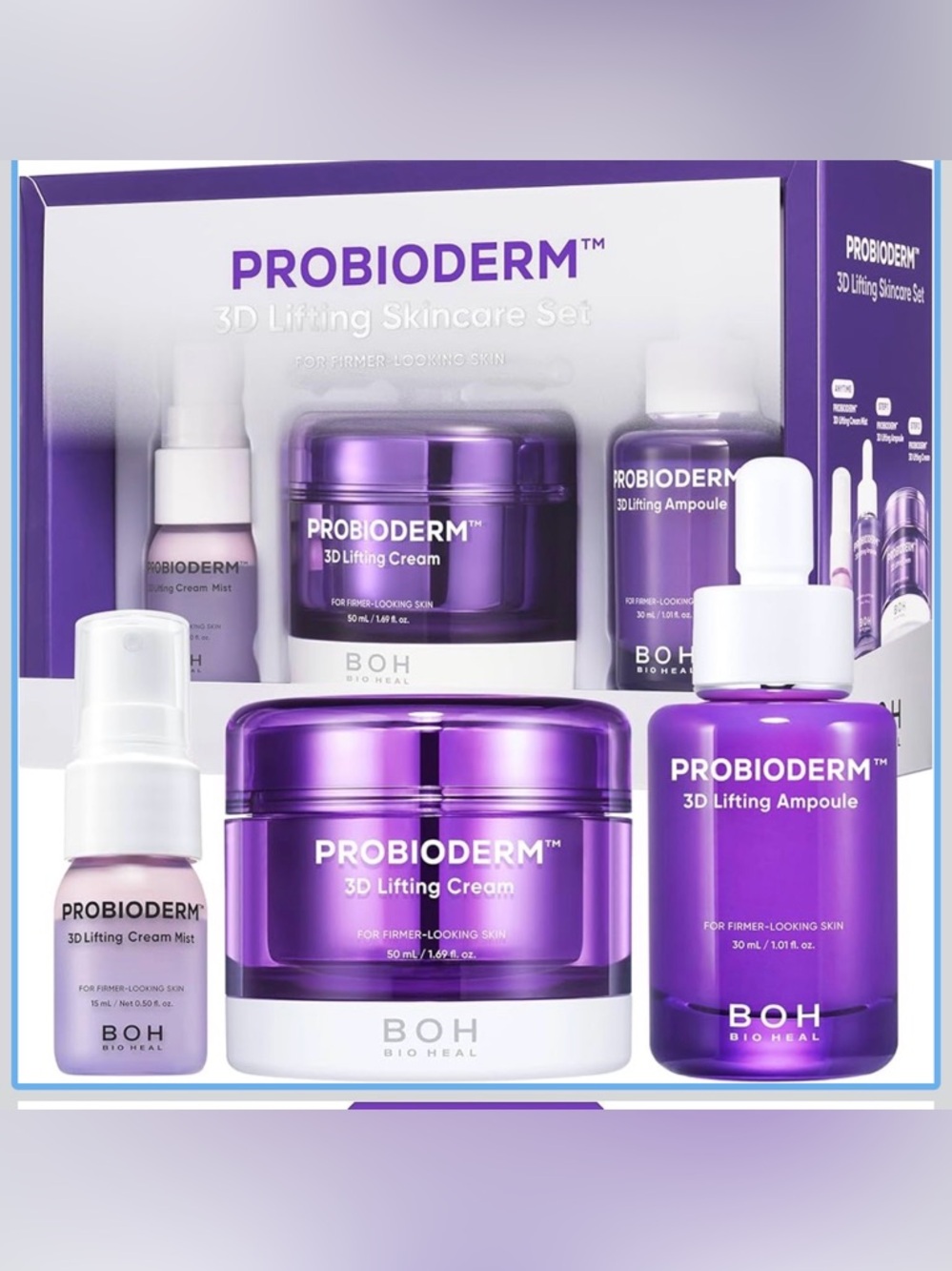 BIOHEAL BOH Probioderm 3D Lifting Skincare Set | Anti-Aging Face